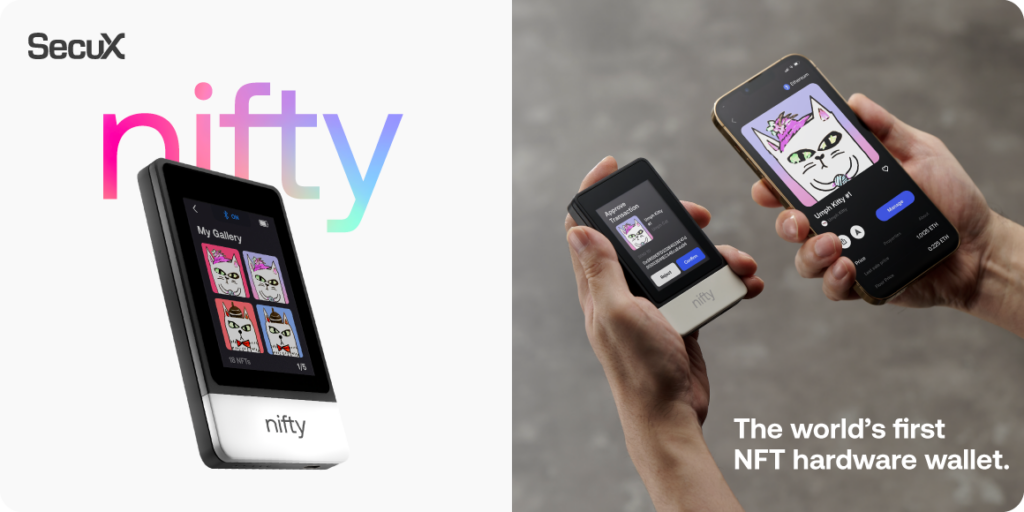 SecuX Nifty: World’s First NFT-focused Hardware Wallet Unveils at Bitcoin 2022 Miami and Paris NFT Day/ PBWS